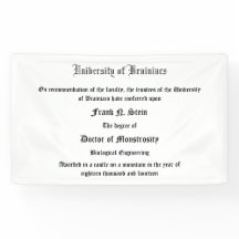 Frankt N. Steins diplombaner för Dr.