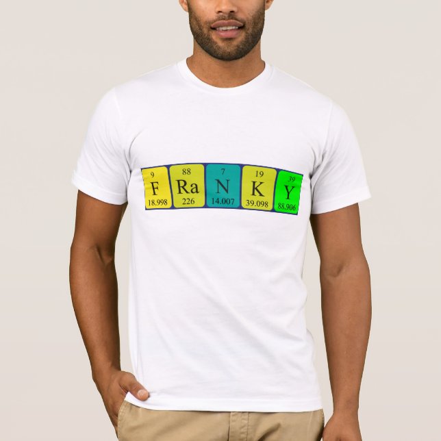 Franky Periy bord namn shirt T Shirt (Framsida)