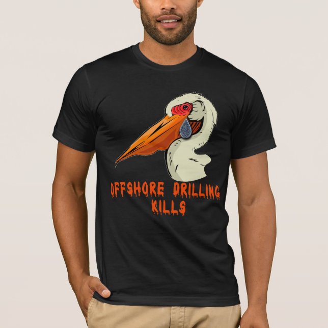 Frånlands- borrande dödar djurlivTshirts Tröja (Framsida)