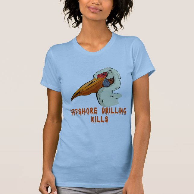 Frånlands- borrande dödar djurlivTshirts Tröja (Framsida)