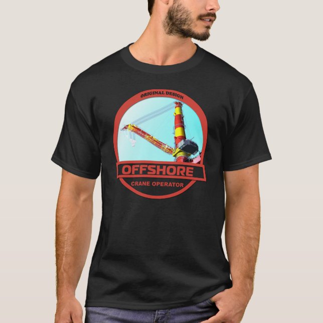 Frånlands- kranförare - svart tee (Framsida)