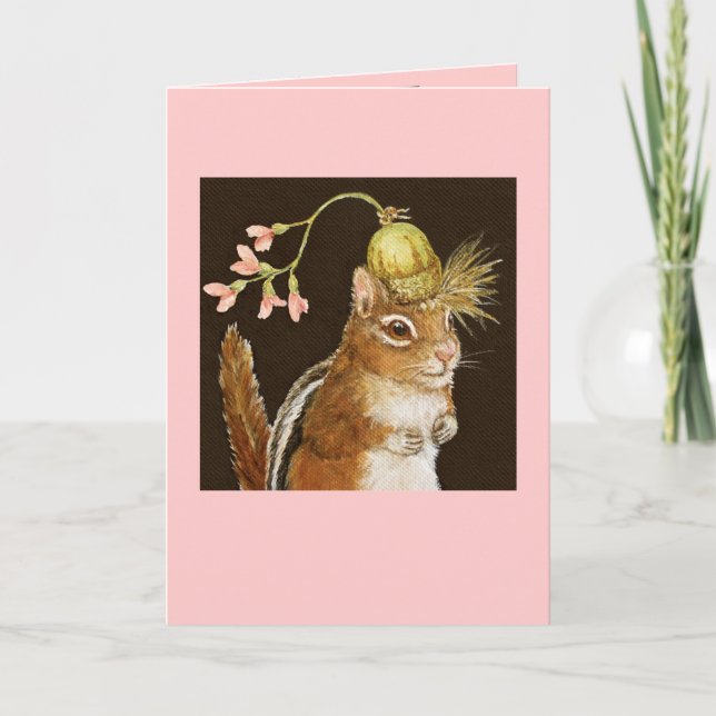 Frannie Chipmunk-kortet Kort (Framsida)