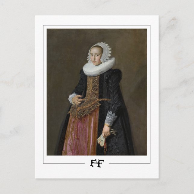 Frans Hals #106 - Finkonst Postkort Vykort (Framsida)