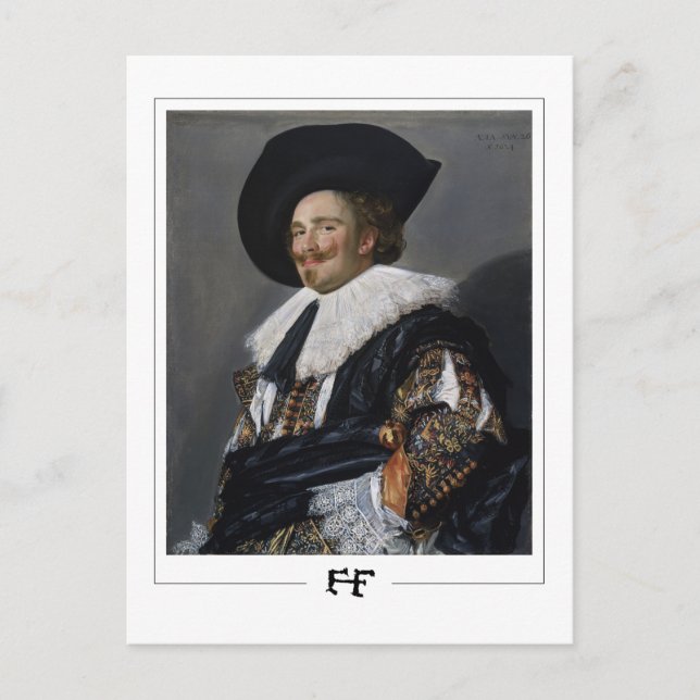 Frans Hals #12 - Finkonst Postkort Vykort (Framsida)