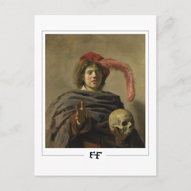 Frans Hals #197 - Finkonstkort Vykort (Framsida)