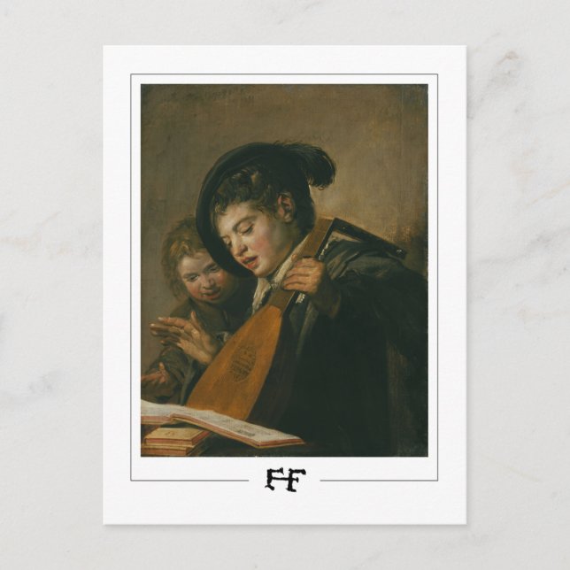 Frans Hals #216 - Fin Art-vykort Vykort (Framsida)
