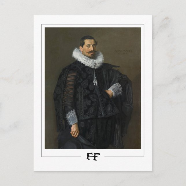 Frans Hals #222 - Fin Art-vykort Vykort (Framsida)