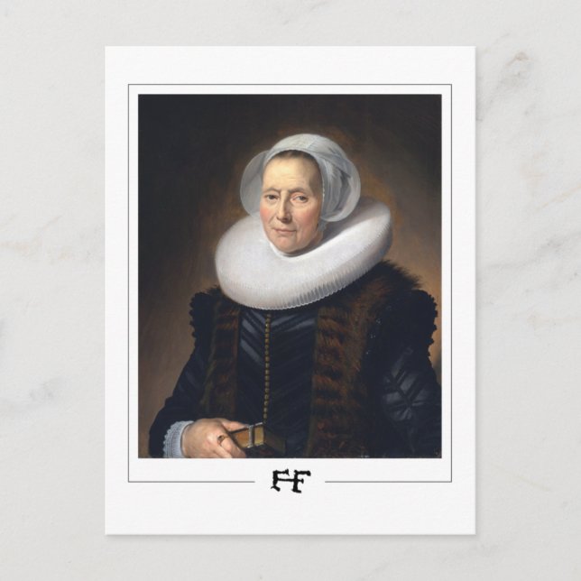Frans Hals #225 - Finkonst Postkort Vykort (Framsida)
