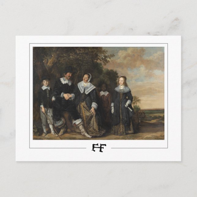 Frans Hals #277 - Finkonstkort Vykort (Framsida)
