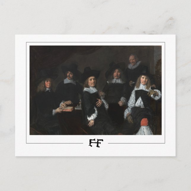 Frans Hals #28 - Finkonstkort Vykort (Framsida)