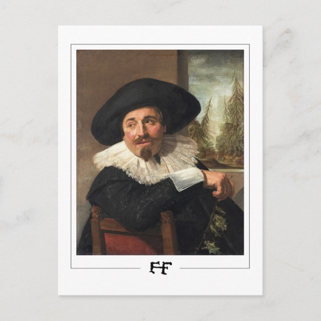Frans Hals #2 - vykort för finkonst (Framsida)