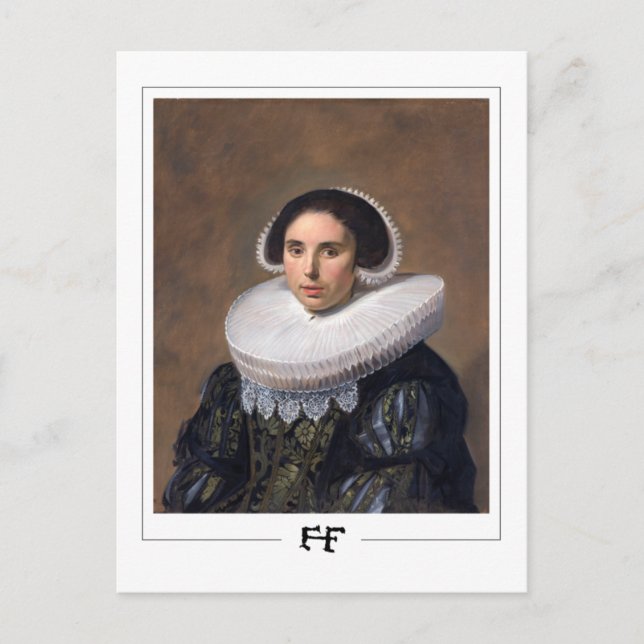 Frans Hals #42 - Finkonst Postkort Vykort (Framsida)