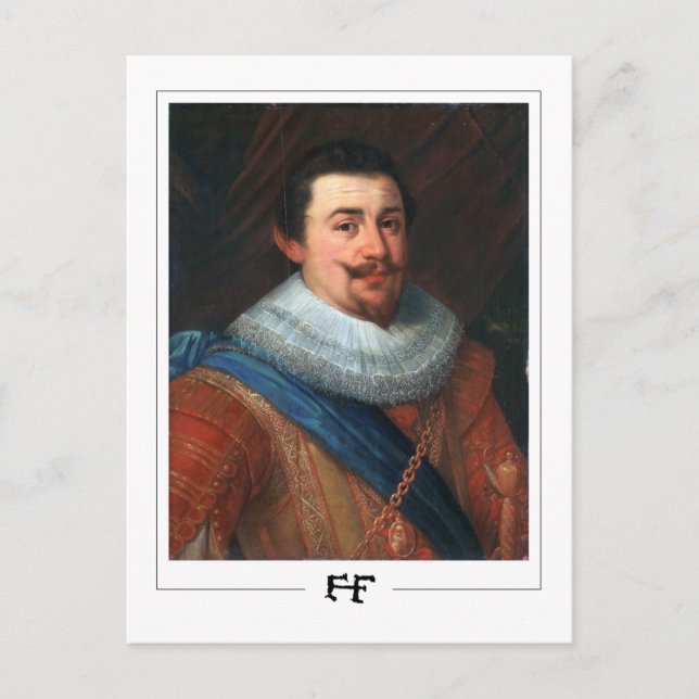 Frans Hals #7 - vykort för finkonst (Framsida)