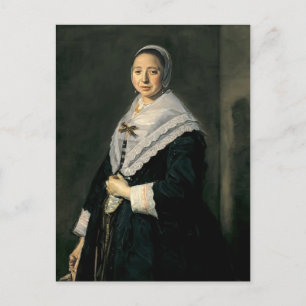 Frans Hals- Porträtt, en kvinna Vykort