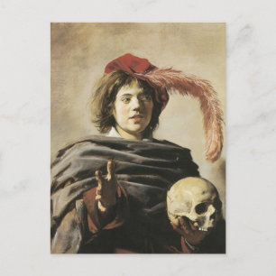 Frans Hals Young Man med Skull Vykort