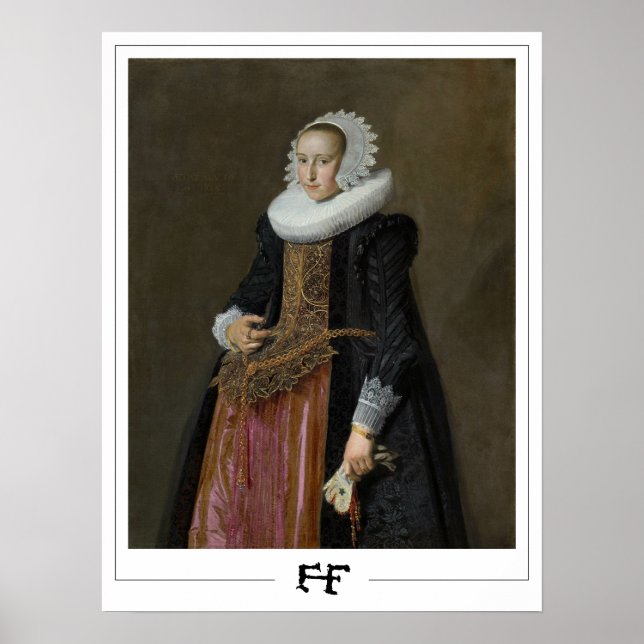 Frans Hals Zedign Art Poster #106 (Framsidan)