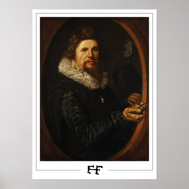Frans Hals Zedign Art Poster #124 (Framsidan)