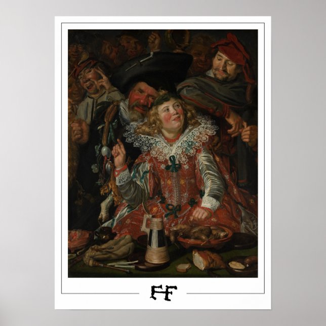 Frans Hals Zedign Art Poster #147 (Framsidan)