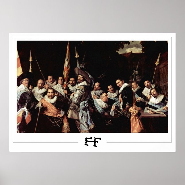 Frans Hals Zedign Art Poster #206 (Framsidan)
