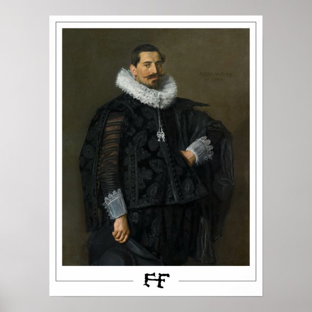 Frans Hals Zedign Art Poster #222 (Framsidan)
