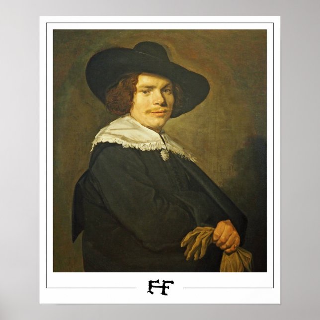 Frans Hals Zedign Art Poster #230 (Framsidan)