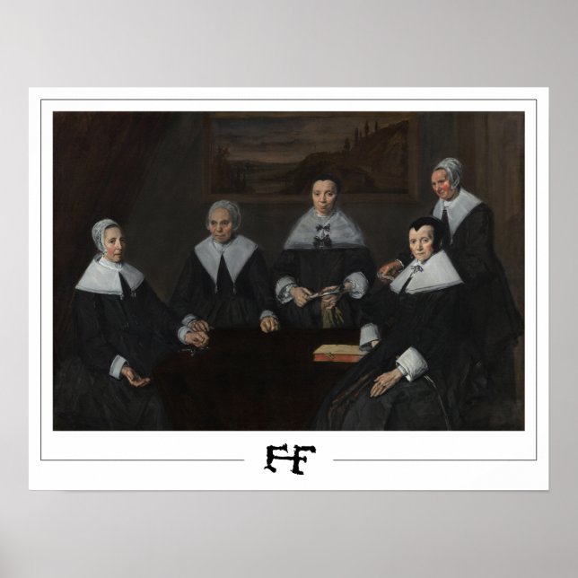 Frans Hals Zedign Art Poster #246 (Framsidan)