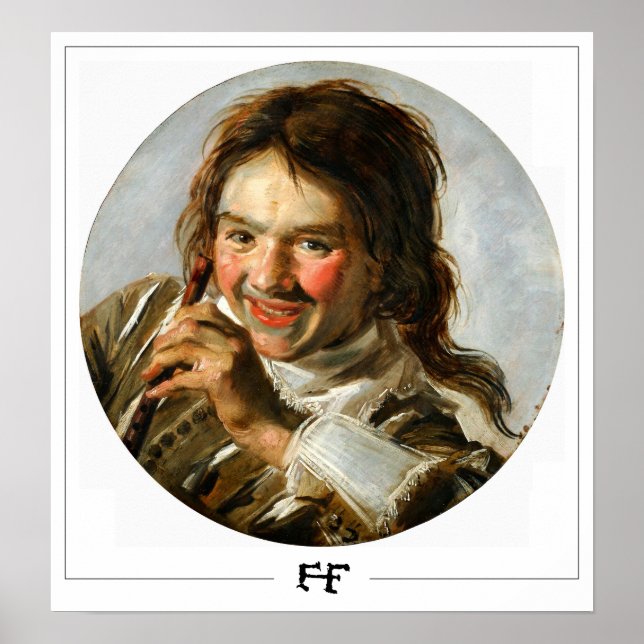Frans Hals Zedign Art Poster #262 (Framsidan)