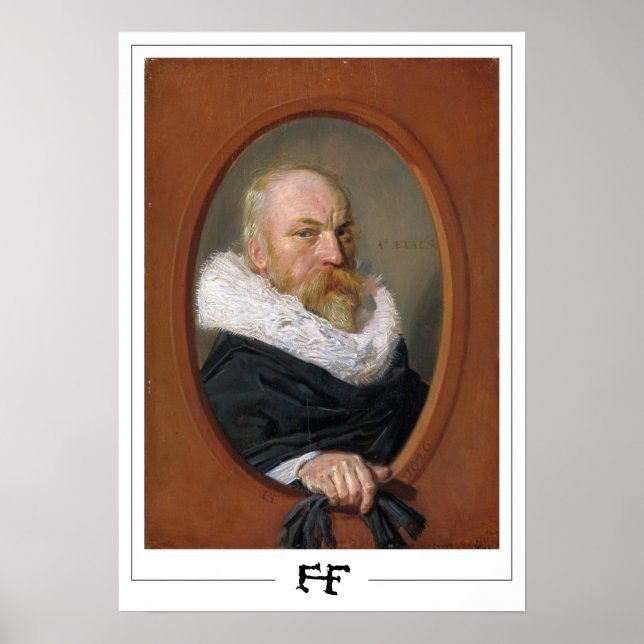 Frans Hals Zedign Art Poster #263 (Framsidan)
