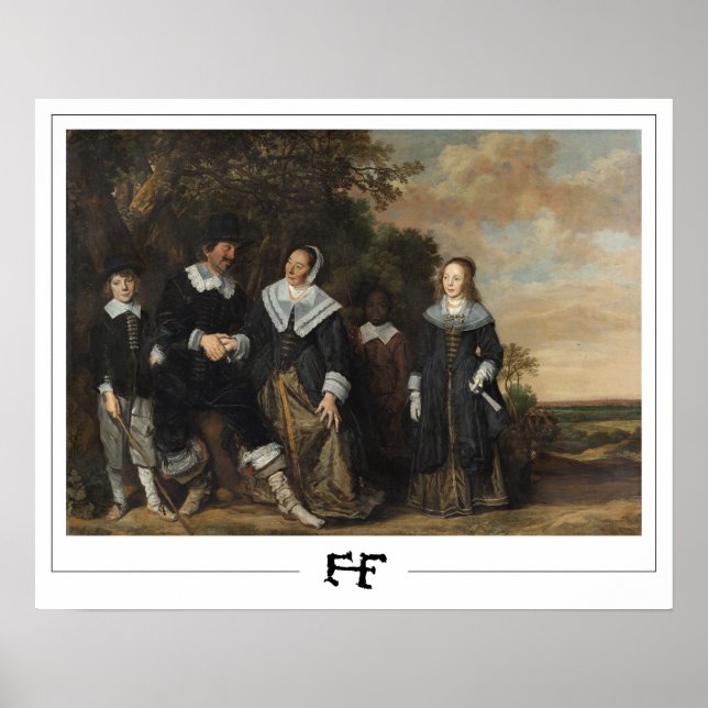 Frans Hals Zedign Art Poster #277 (Framsidan)