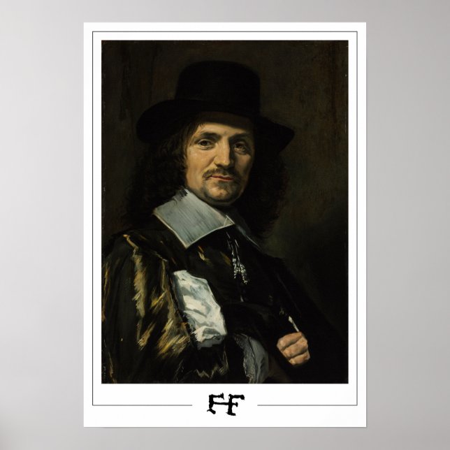 Frans Hals Zedign Art Poster #293 (Framsidan)