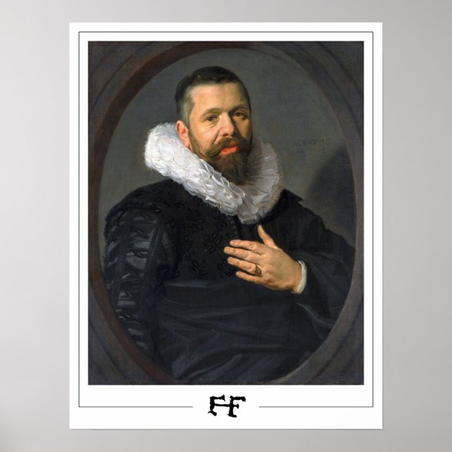 Frans Hals Zedign Art Poster #294 (Framsidan)