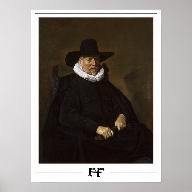 Frans Hals Zedign Art Poster #307 (Framsidan)