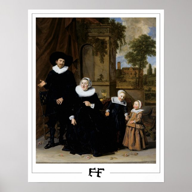 Frans Hals Zedign Art Poster #5 (Framsidan)