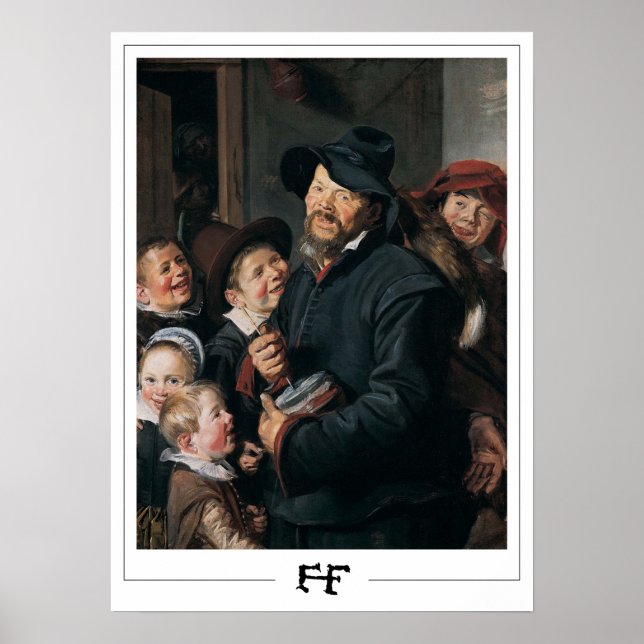 Frans Hals Zedign Art Poster #6 (Framsidan)
