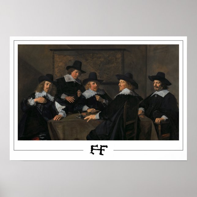 Frans Hals Zedign Art Poster #66 (Framsidan)