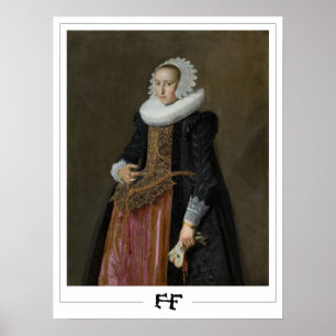 Frans Hals Zedign konstaffisch #106 Poster