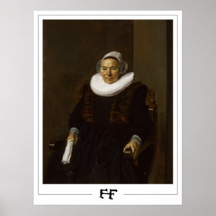 Frans Hals Zedign Konstaffisch #111 Poster