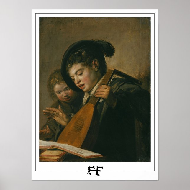 Frans Hals Zedign Konstaffisch #216 Poster (Framsidan)
