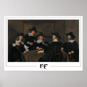 Frans Hals Zedign Konstaffisch #66 Poster