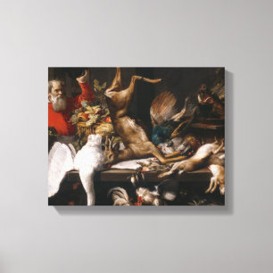Frans Snyders - Fortfarande liv med dödligt spel, Canvastryck