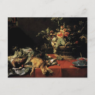 Frans Snyders - Fortsatt liv med Fruit Basket,Game Vykort