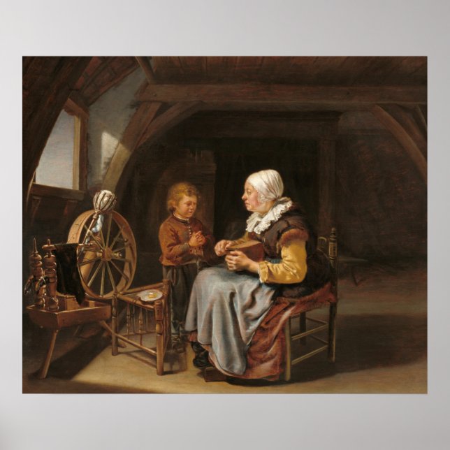 Frans van Mieris Fine Art Poster (Framsidan)
