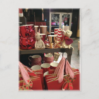 Franscious och LennartChristmas kaffeshopping Helg Vykort