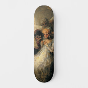 FRANSISCO GOYA UGLY ANSIKTE MINI SKATEBOARD BRÄDA 18,5 CM