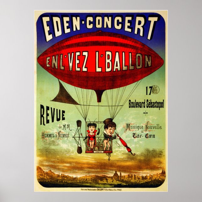 Fransk Airship Poster (Framsidan)