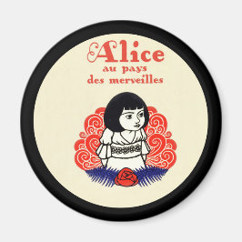 Fransk Alice Bok Cover Magnet
