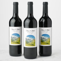 Fransk Alperna Bröllop Vin