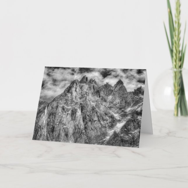 Fransk Alpernas Chamonix Kort (Framsida)