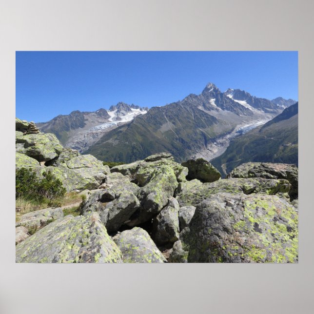 Fransk Alpernas Chamonix Poster (Framsidan)