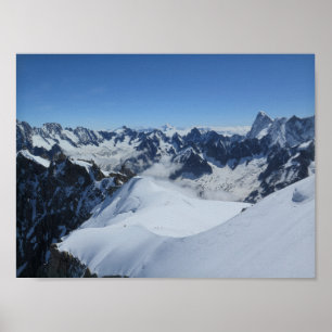 Fransk Alpernas Chamonix Poster